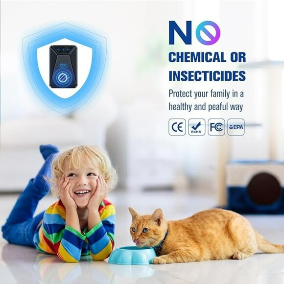 NEW 6 Pack Plug in Ultrasonic Pest Control Repeller for Insect Roaches Spider - Picture 2 of 7